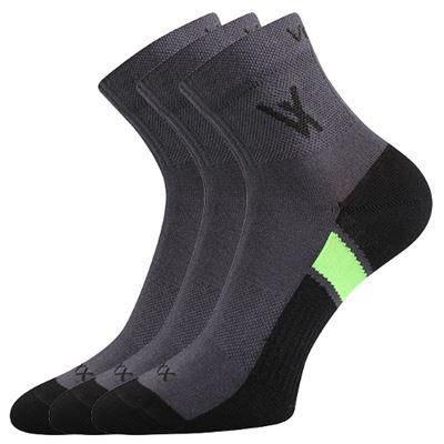 Ponožky bavlněné sportovní NEO tmavě šedé (3 páry)