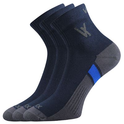 Ponožky bavlněné sportovní NEO tmavě modré (3 páry)