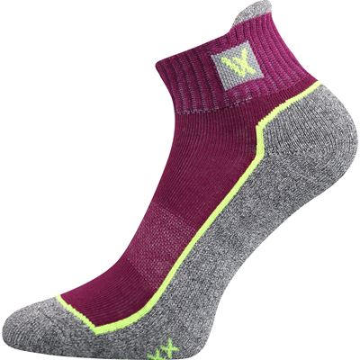 Ponožky bavlněné sportovní NESTY 01 fuxia