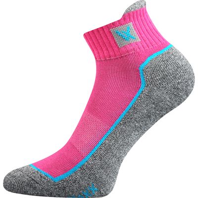 Ponožky bavlněné sportovní NESTY 01 magenta