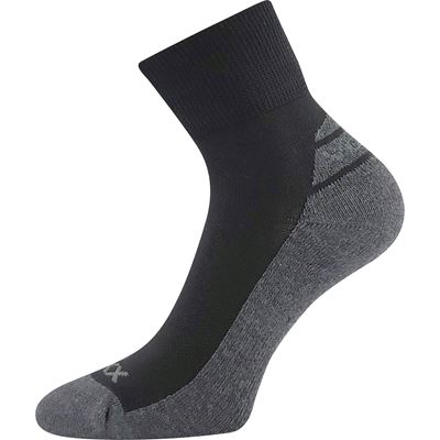 Ponožky sportovní OLIVER s jemným lemem ČERNÉ