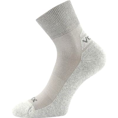 Ponožky sportovní OLIVER s jemným lemem SVĚTLE ŠEDÉ