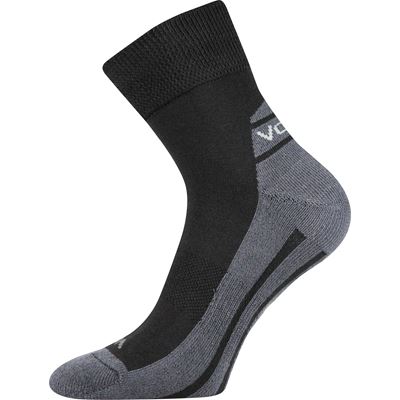 Ponožky sportovní OLIVER s jemným lemem ČERNÉ