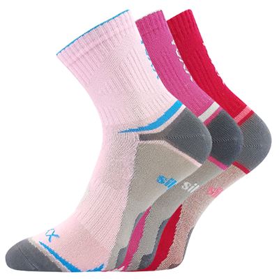 Ponožky dětské outdoorové OPTIFANIK 03 MIX DÍVČÍ (3 páry)
