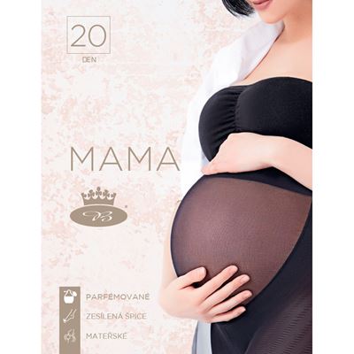 Punčochové kalhoty MAMA 20 DEN pro nastávají maminky NERO (černé) be LADY 127317 4