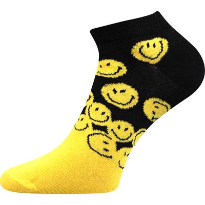 Ponožky pánské nízké PIKI 42 letní MIX TMAVÉ (3 páry)