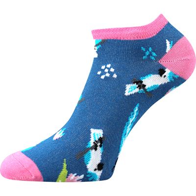 Ponožky dámské nízké PIKI 63 letní SE ZVÍŘÁTKY (3 páry)
