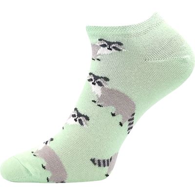 Ponožky dámské nízké PIKI 71 letní SE ZVÍŘÁTKY (3 páry)