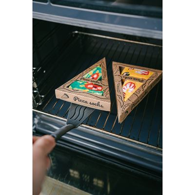 Ponožky originální s motivem PIZZA v krabičce ITALIAN