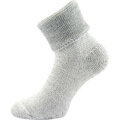 Ponožky silné domácí POLARIS bílé