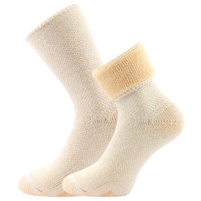 Ponožky silné domácí POLARIS meruňkové