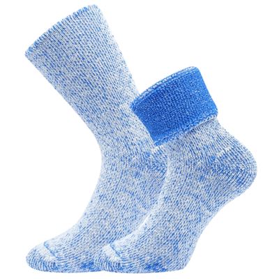 Ponožky silné domácí POLARIS modré