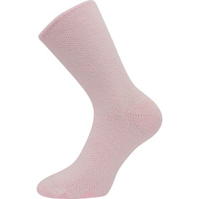 Ponožky silné domácí POLARIS růžové