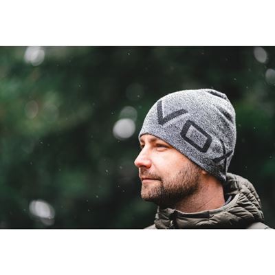 Čepice pánská pletená PULSAR šedá melé
