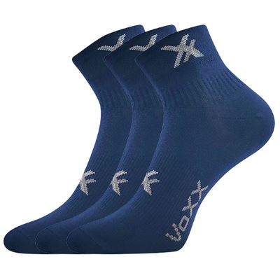 Ponožky bavlněné sportovní QUENDA tmavě modré (3 páry)
