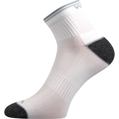 Ponožky sportovní RAY s reflexním prvkem BÍLÉ