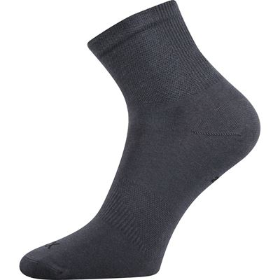Ponožky nižší slabé REGULAR se stříbrem TMAVĚ ŠEDÉ