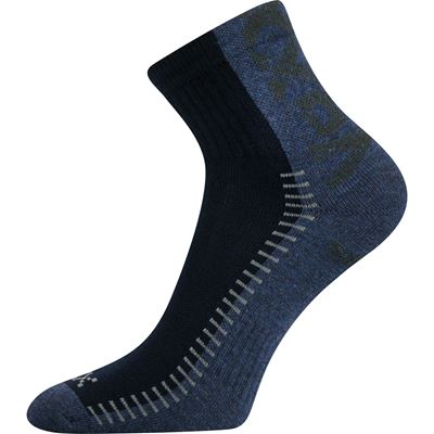 Ponožky nižší slabé REVOLT se stříbrem TMAVĚ MODRÉ