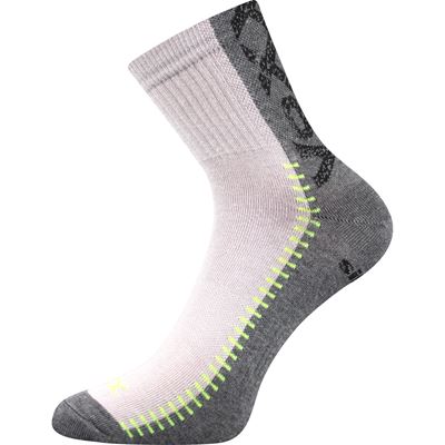 Ponožky nižší slabé REVOLT se stříbrem SVĚTLE ŠEDÉ