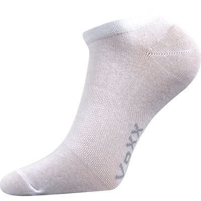 Ponožky krátké slabé REX 00 bavlněné BÍLÉ (3 páry)