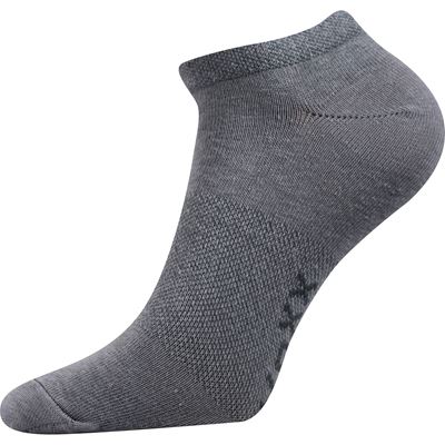 Ponožky krátké slabé REX 00 bavlněné SVĚTLE ŠEDÉ