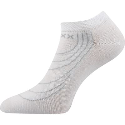 Ponožky krátké slabé REX 02 bavlněné BÍLÉ