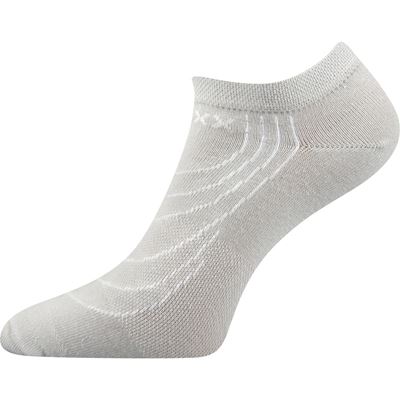 Ponožky krátké slabé REX 02 bavlněné SVĚTLE ŠEDÉ