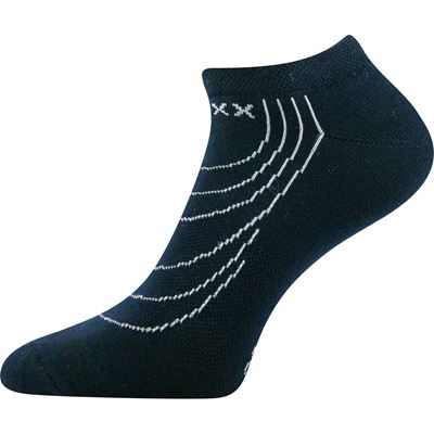 Ponožky krátké slabé REX 02 bavlněné TMAVĚ MODRÉ
