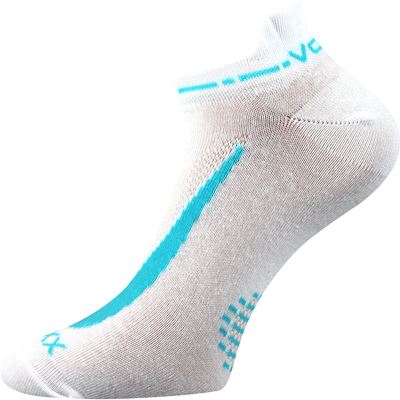 Ponožky krátké slabé REX 10 bavlněné BÍLÉ