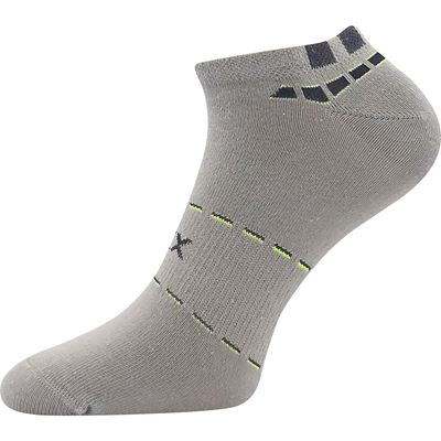 Ponožky pánské krátké slabé REX 16 bavlněné ŠEDÉ