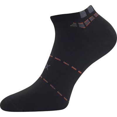 Ponožky pánské krátké slabé REX 16 bavlněné ČERNÉ