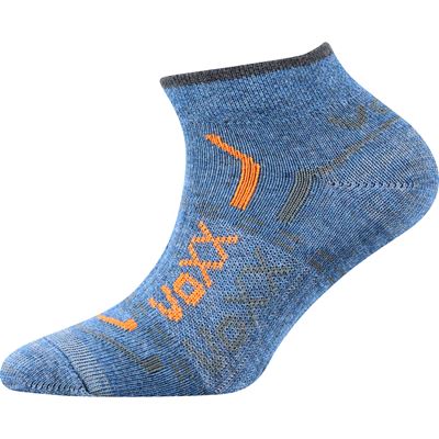Ponožky dětské krátké slabé REXÍK 01 bavlněné MIX CHLAPECKÉ (3 páry)