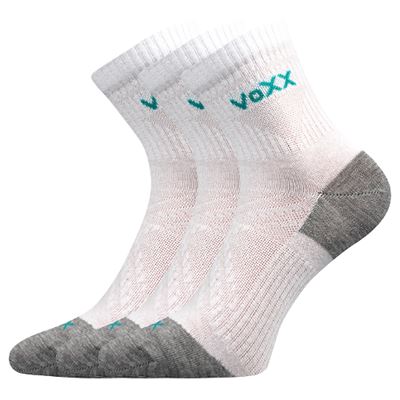 Ponožky sportovní slabé REXON 01 bavlněné BÍLÉ