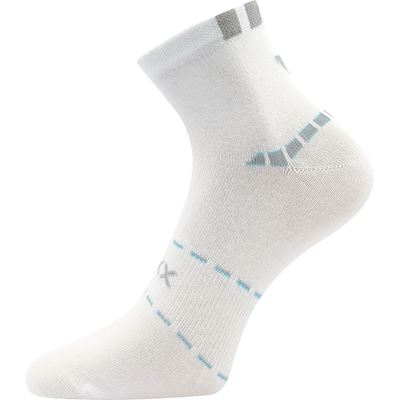 Ponožky pánské sportovní slabé REXON 02 bavlněné BÍLÉ