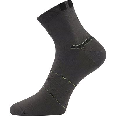 Ponožky pánské sportovní slabé REXON 02 bavlněné TMAVĚ ŠEDÉ