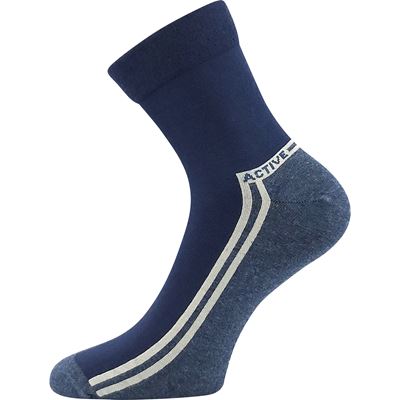 Ponožky medicine bavlněné ROGER 02 tmavě modré