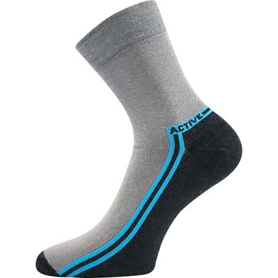 Ponožky medicine bavlněné ROGER 02 šedé