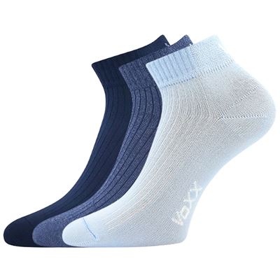 Ponožky dětské krátké sportovní SETRA prodyšné se stříbrem MIX CHLAPECKÉ (3 páry)