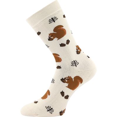 Ponožky dětské froté SIBIŘ 08 s obrázky DÍVČÍ (3 páry) BOMA 126500 2