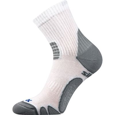 Ponožky sportovní SILO s ionty stříbra BÍLÉ