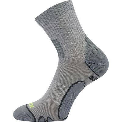 Ponožky sportovní SILO s ionty stříbra SVĚTLE ŠEDÉ