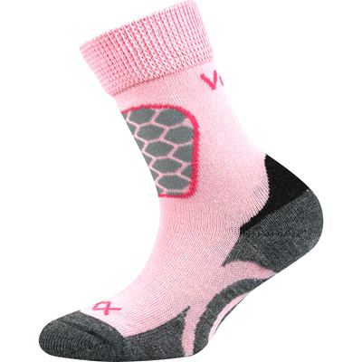 Ponožky dětské sportovní se stříbrem SOLAXIK dívčí (3 páry)