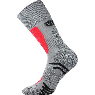 Ponožky sportovní SOLUTION světle šedé