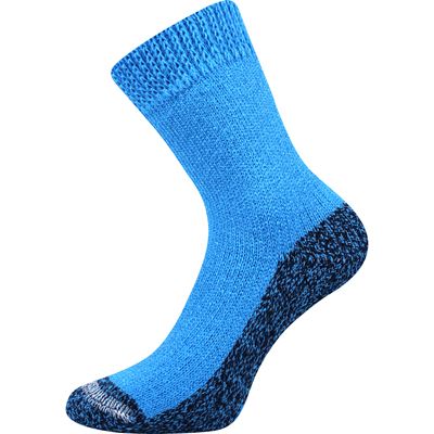 Ponožky silné domácí SPACÍ modré