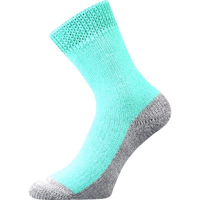 Ponožky silné domácí SPACÍ světle zelené