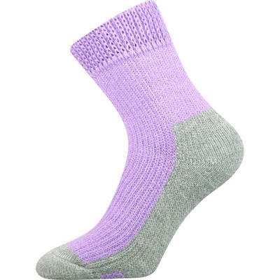 Ponožky silné domácí SPACÍ fialové
