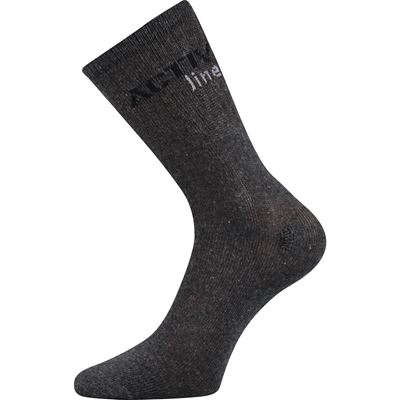 Ponožky pánské slabé SPOTLITE 3pack TMAVĚ ŠEDÉ