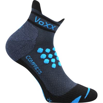 Ponožky kompresní sportovní SPRINTER nízké s ionty stříbra TMAVĚ MODRÉ
