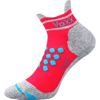 Ponožky kompresní sportovní SPRINTER nízké s ionty stříbra NEON RŮŽOVÉ