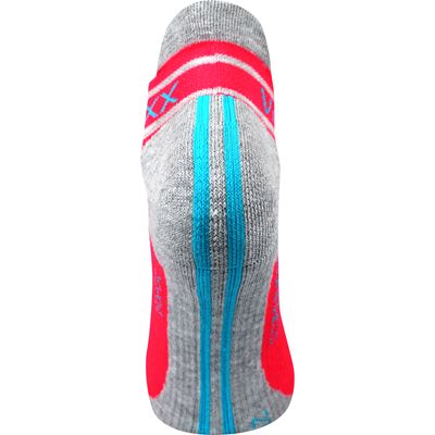 Ponožky kompresní sportovní SPRINTER nízké s ionty stříbra NEON RŮŽOVÉ